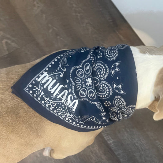 Dog Bandanna - Personalized, (22)