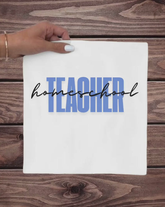 Homeschool Teacher Shirt, Graphic Tee, Homeschool Mom Gift, Everyday Casual Wear